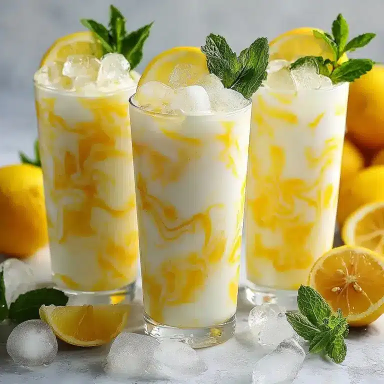 Condensed Milk Lemonade Refreshing Summer Drink Idea Recipe