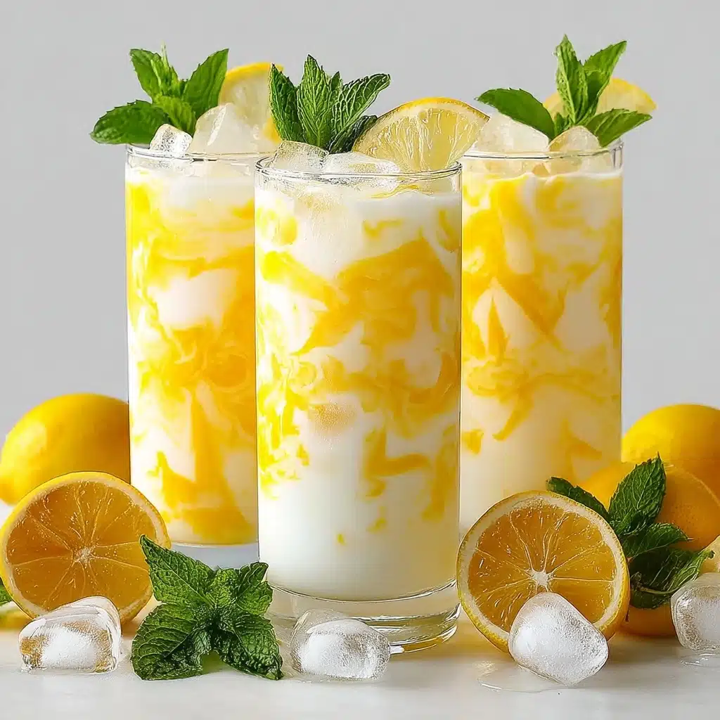 Condensed Milk Lemonade Refreshing Summer Drink Idea Recipe - Recipe Image