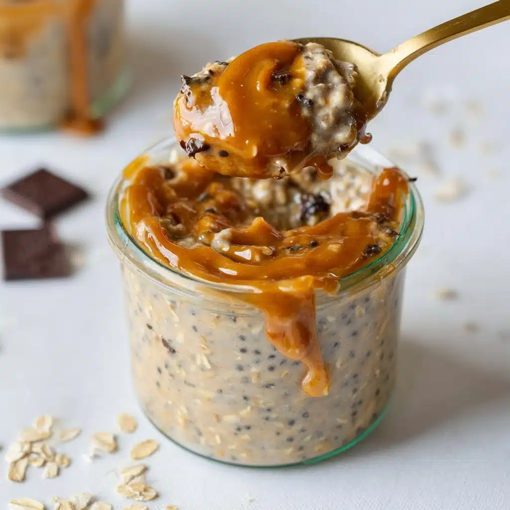 Salted Caramel Overnight Oats Recipe - Recipe Image