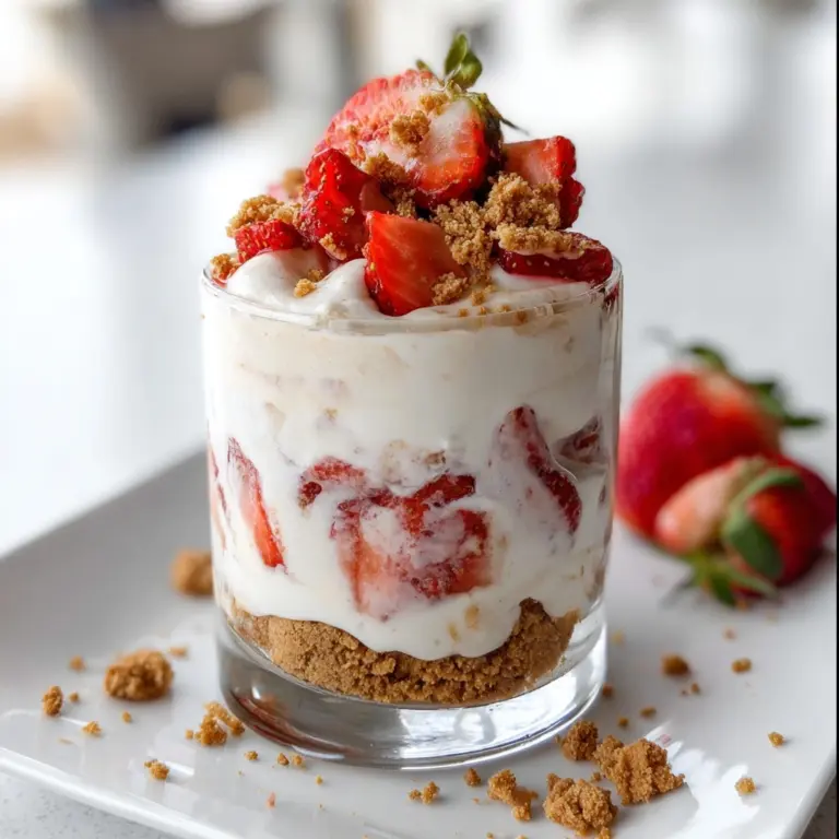 Strawberry Cheesecake Overnight Oatmeal Recipe
