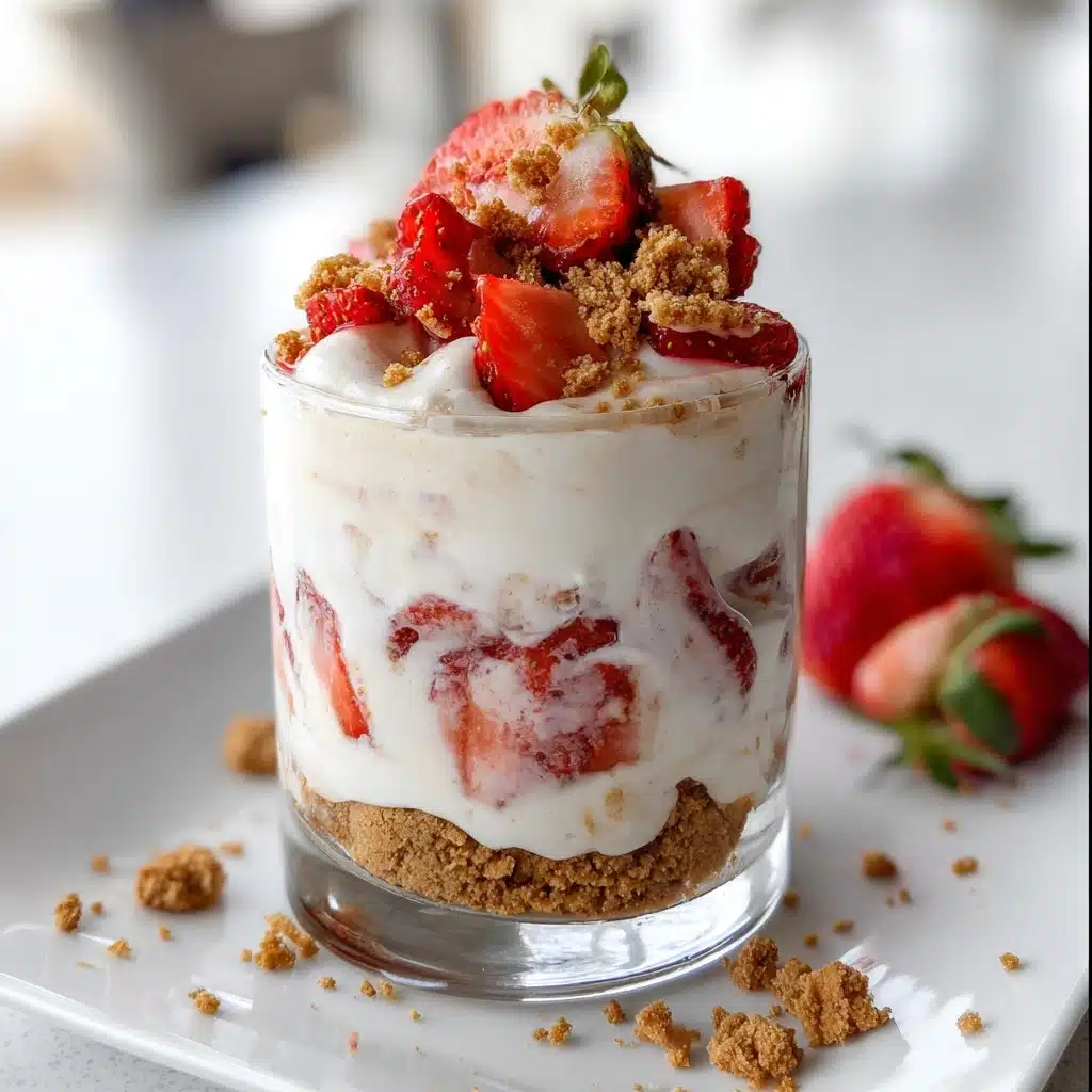Strawberry Cheesecake Overnight Oatmeal Recipe