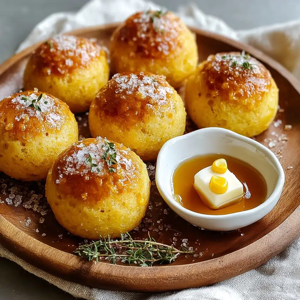 Southern-Style Honey Butter Cornbread Poppers Delight Recipe - Recipe Image