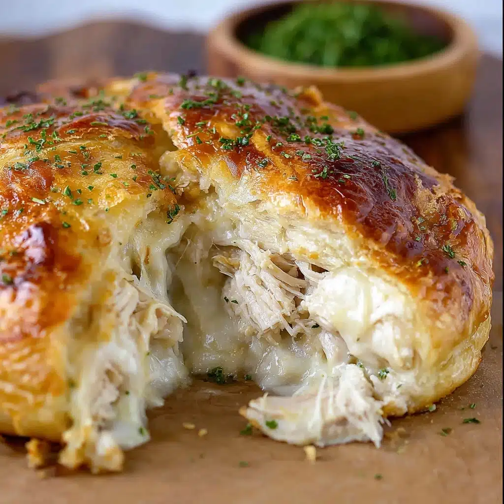 Chicken Alfredo Monkey Bread Recipe - Recipe Image