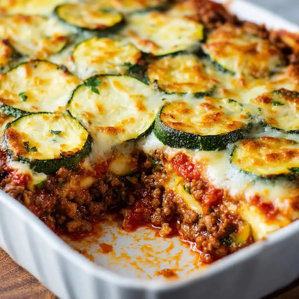 Ground Beef and Zucchini Casserole Recipe