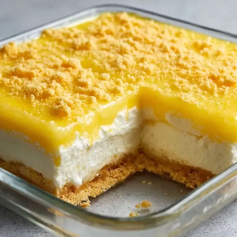 Lemon Cream Cheese Dump Cake Recipe