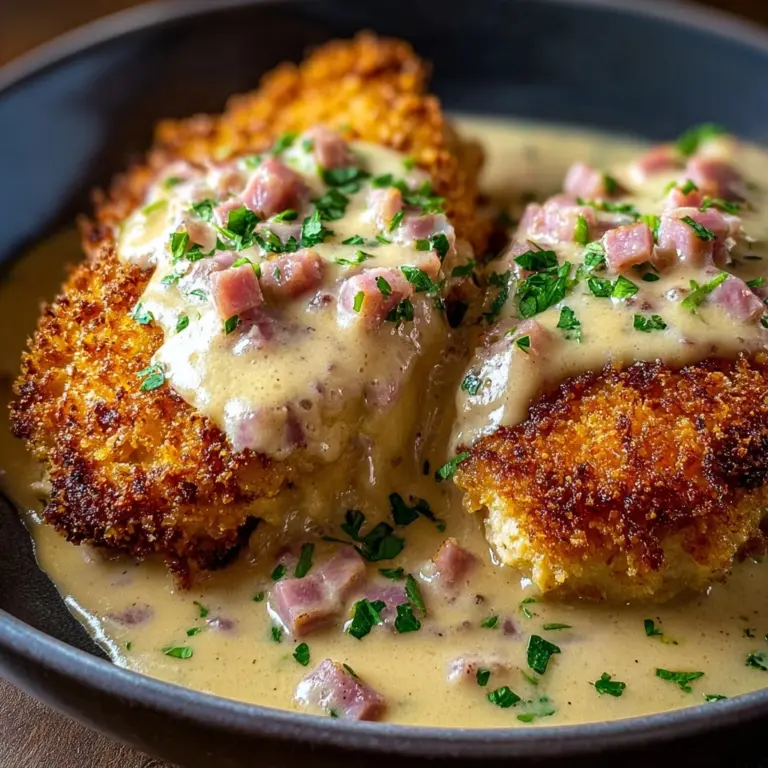 Deliciously Creamy Chicken Cordon Bleu Recipe