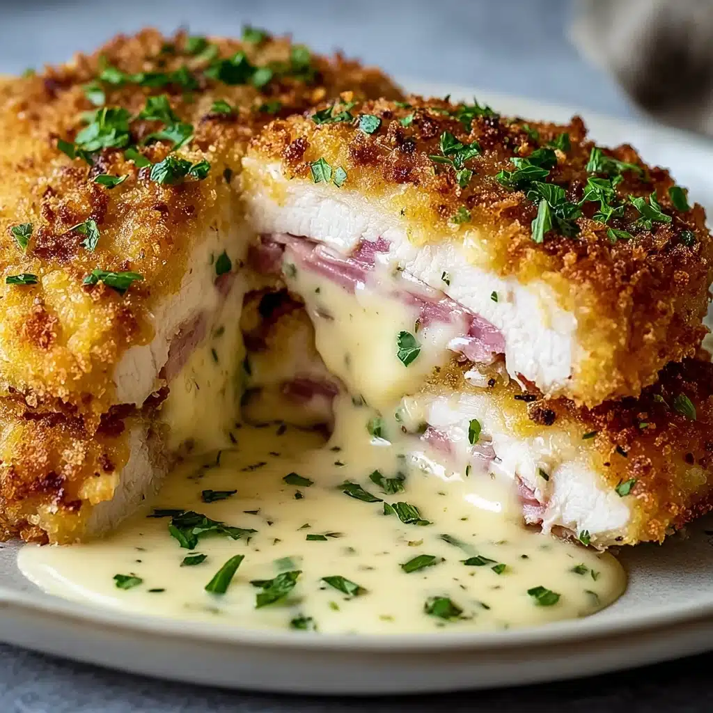 Deliciously Creamy Chicken Cordon Bleu Recipe - Recipe Image