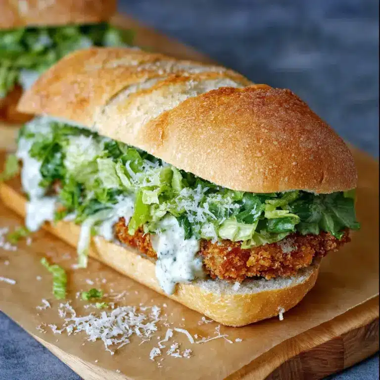 Crispy Chicken Caesar Sandwich Recipe
