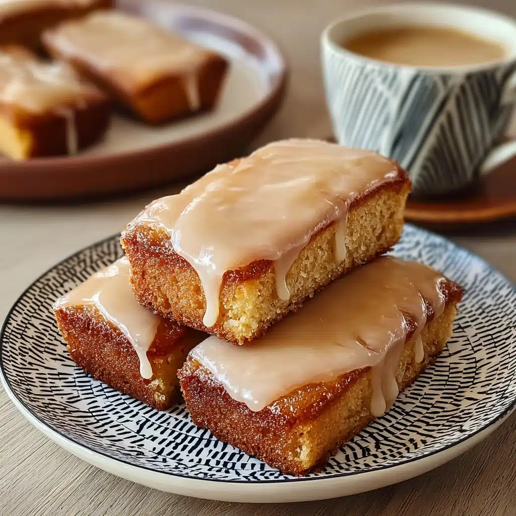 Soft Baked Maple Donut Bars Recipe
