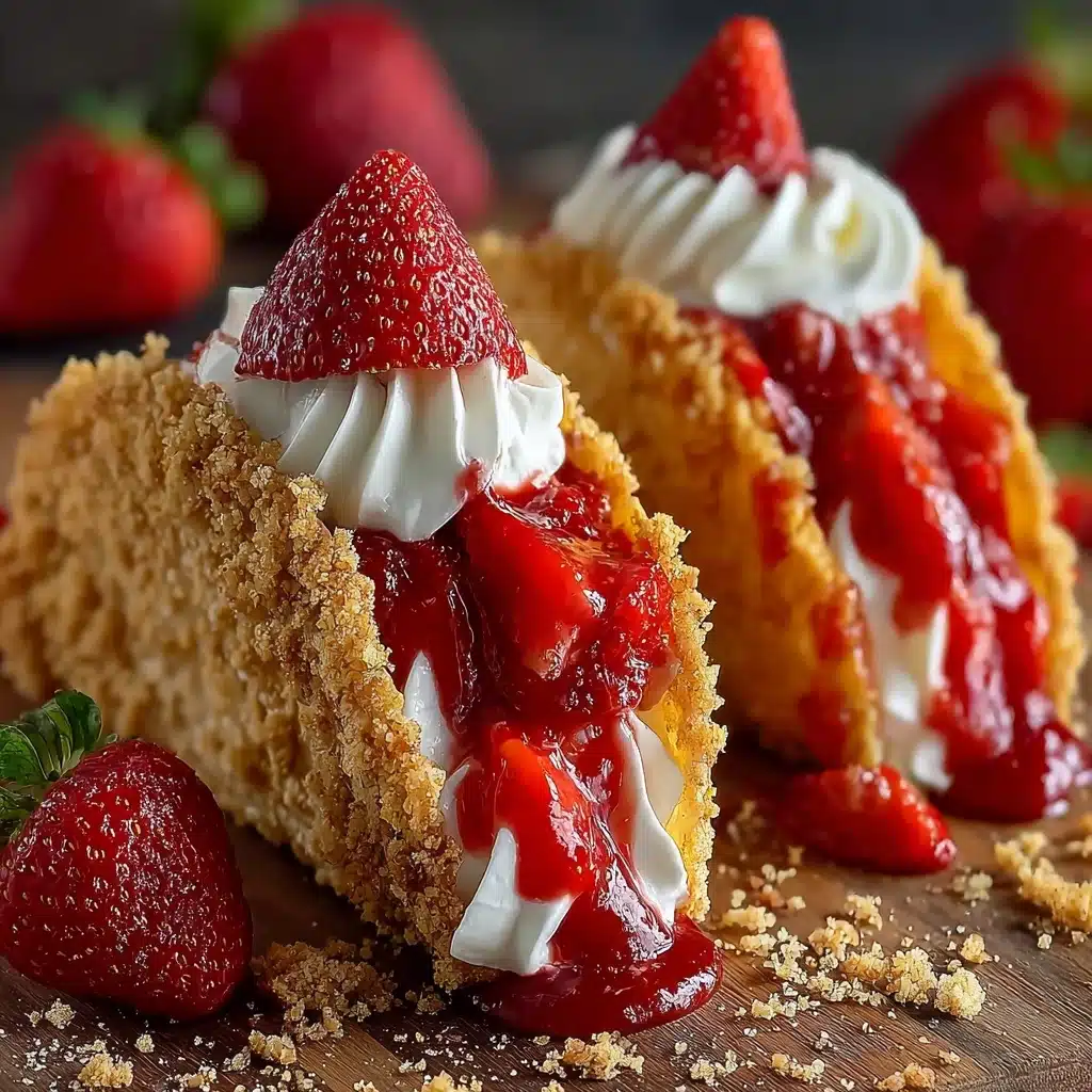 Strawberry Crunch Cheesecake Tacos Recipe