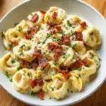 Creamy Tortellini Carbonara Recipe