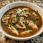 Comforting Rotisserie Chicken and Mushroom Soup Recipe