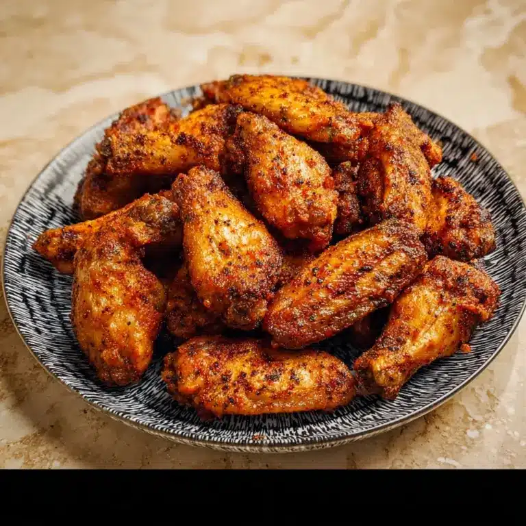 Cajun Spiced Chicken Wings Recipe