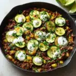 Zucchini and Ground Beef Skillet Recipe