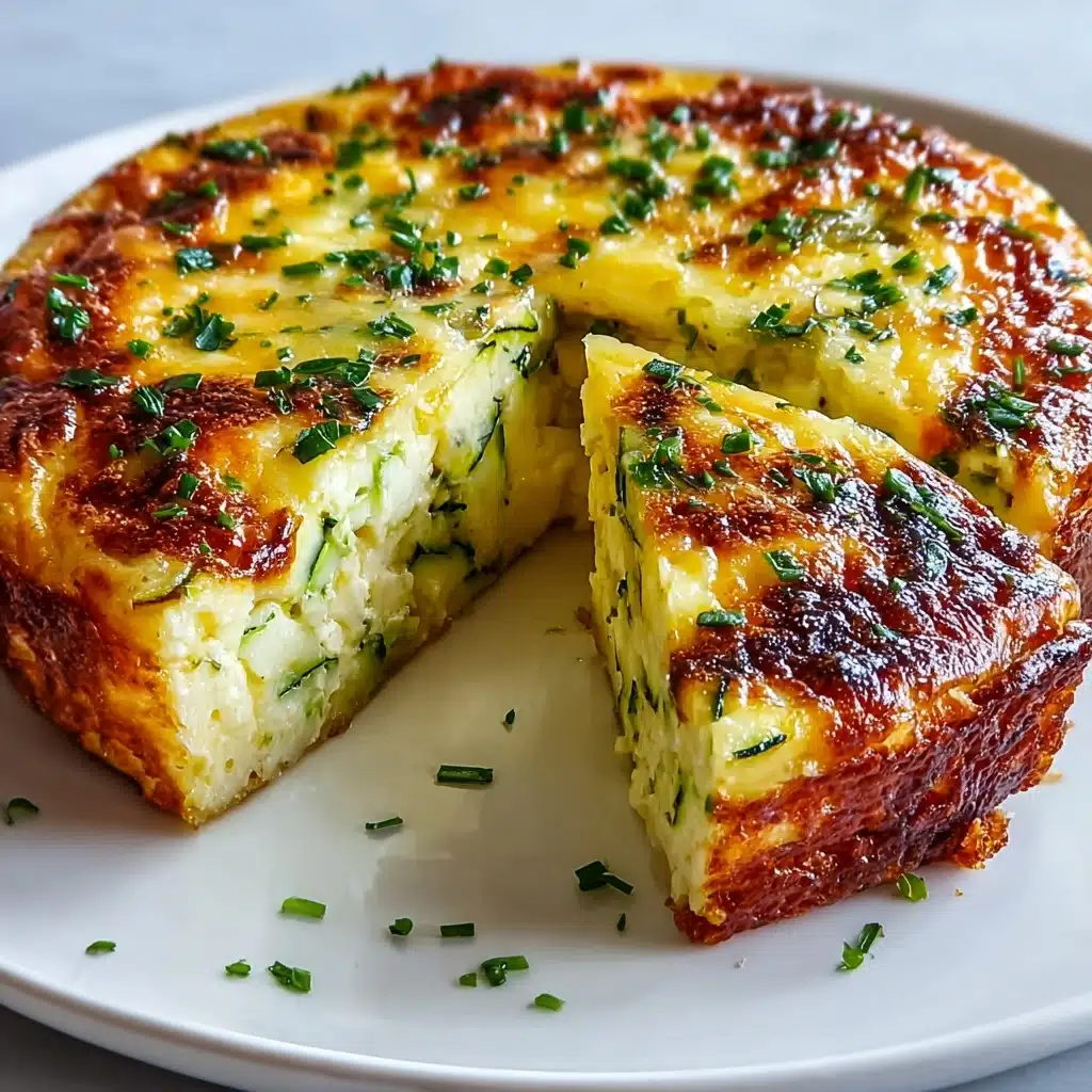 Cheesy Baked Zucchini Slice for a Savory Homemade Treat Recipe - Recipe Image