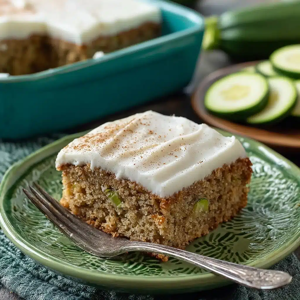 Moist and Delicious Zucchini Cake Recipe - Recipe Image