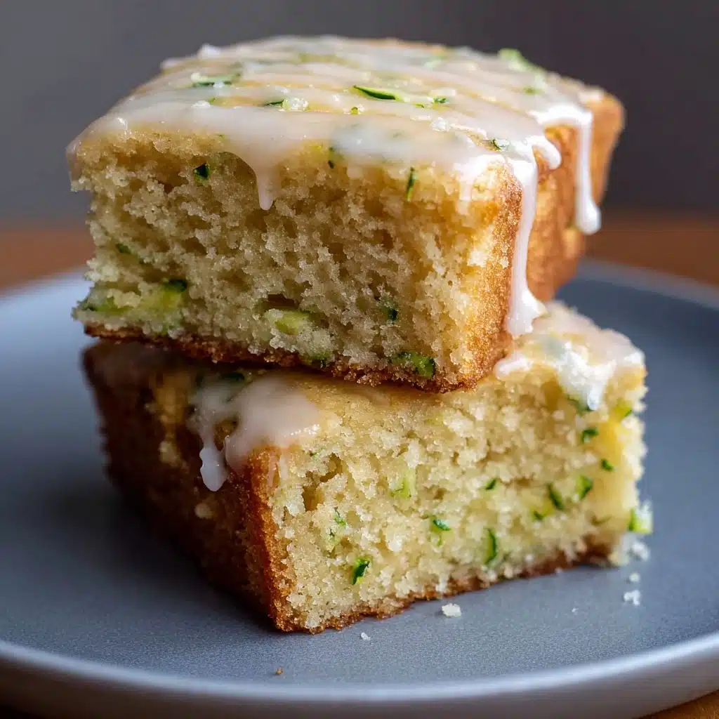 Delicious Lemon Zucchini Bars with Glaze Recipe - Recipe Image