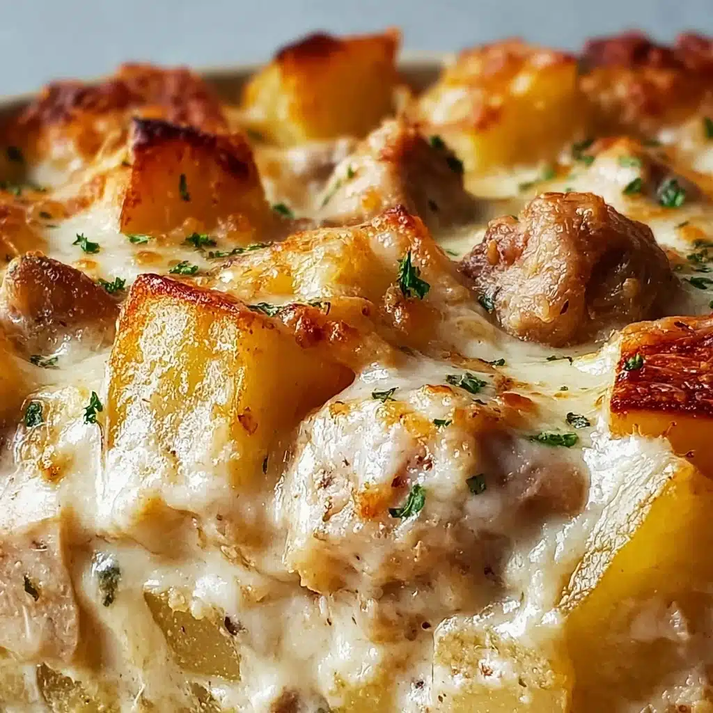 Garlic Parmesan Crockpot Chicken and Potatoes Recipe