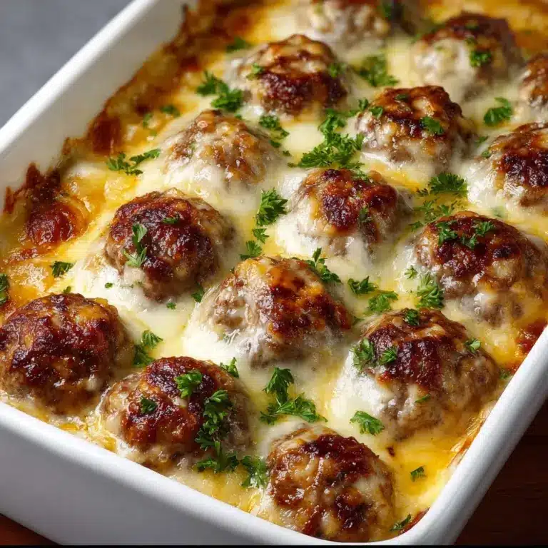 Dump-and-Bake Meatball Casserole Recipe