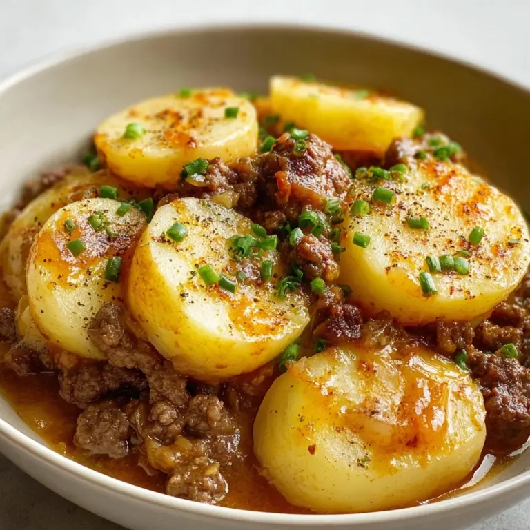 Crockpot Hamburger Potato Casserole Recipe