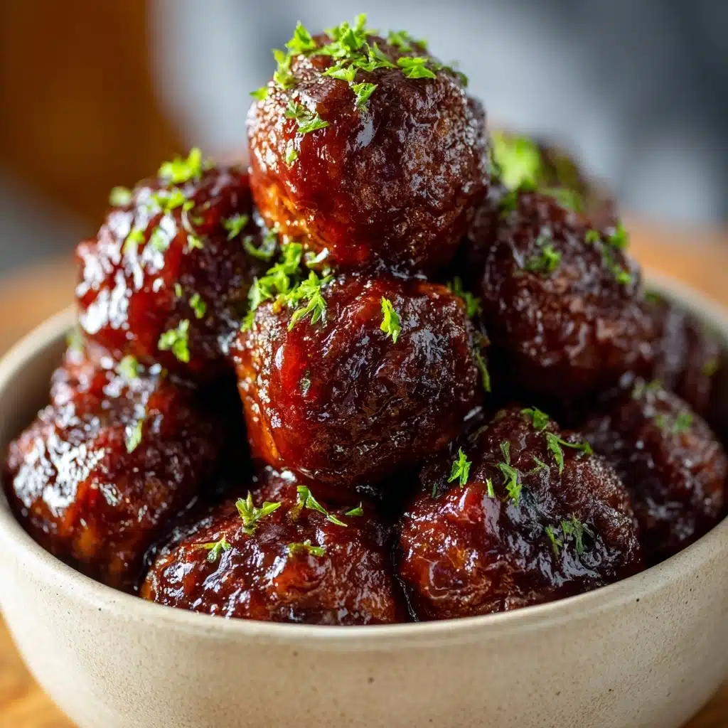 Honey-garlic Bbq Crockpot Meatballs Recipe - Recipe Image