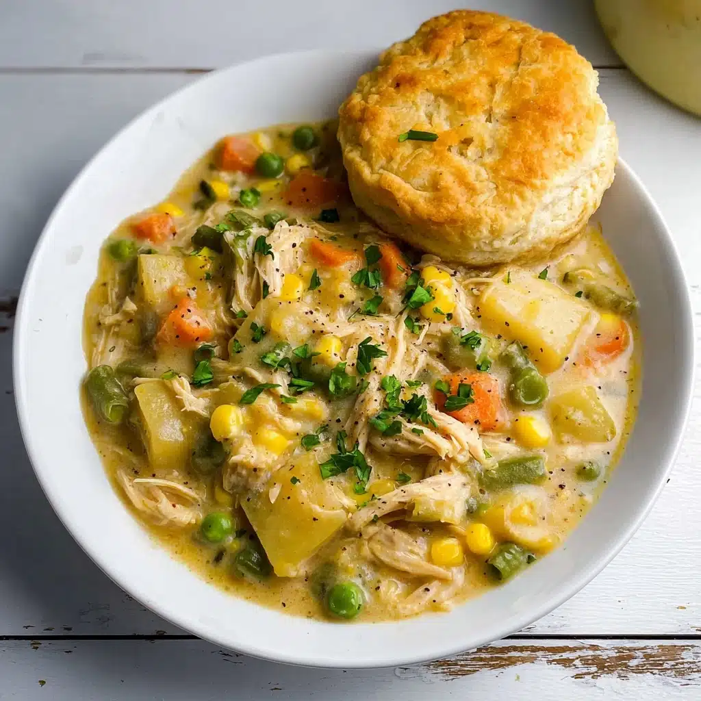 Easy Slow Cooker Chicken Pot Pie Recipe - Recipe Image