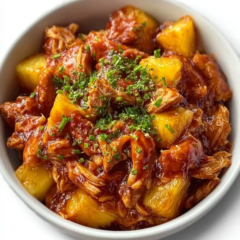 Crockpot Pineapple BBQ Chicken Recipe
