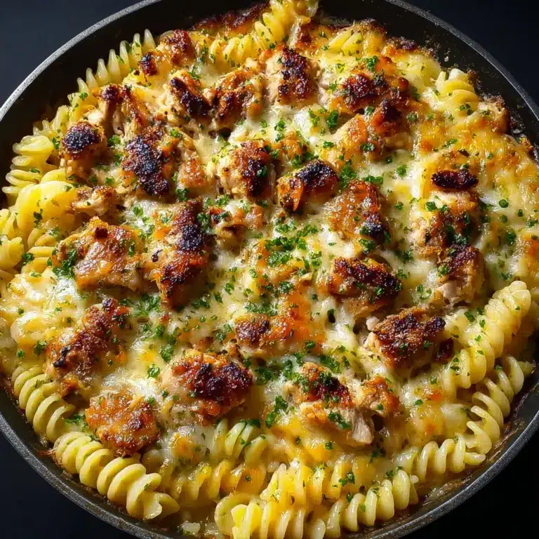 The Best Crockpot Garlic Parmesan Chicken Pasta Recipe