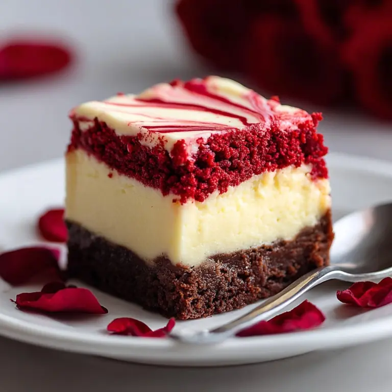 Red Velvet Cheesecake Brownies Recipe