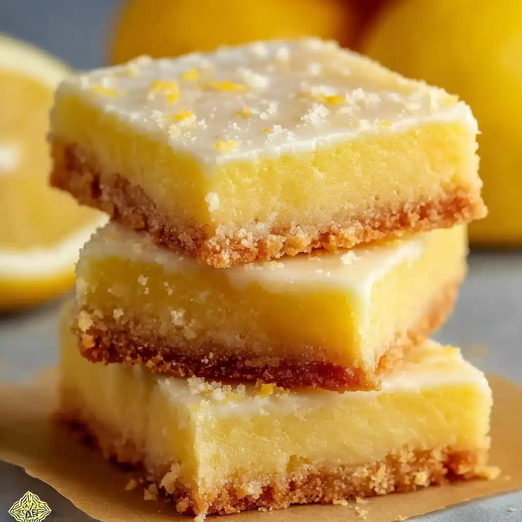 Lemon Brownies Recipe - Recipe Image