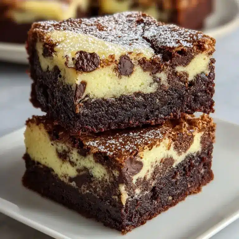 Creamy cheesecake brownies Recipe