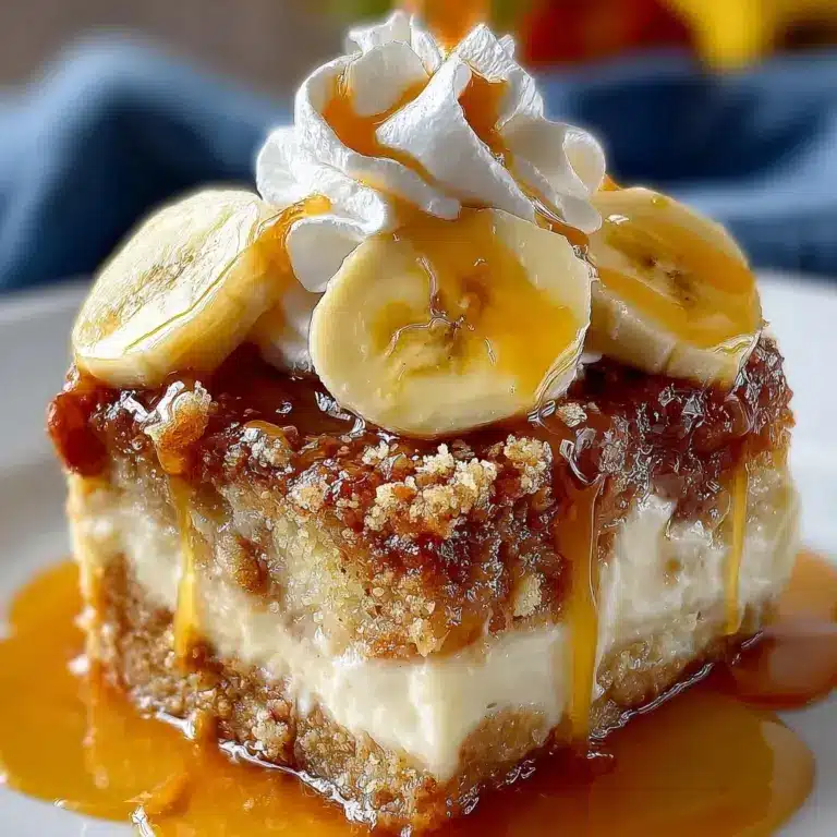 Pour the banana filling into a 9x13 inch baking dish Recipe