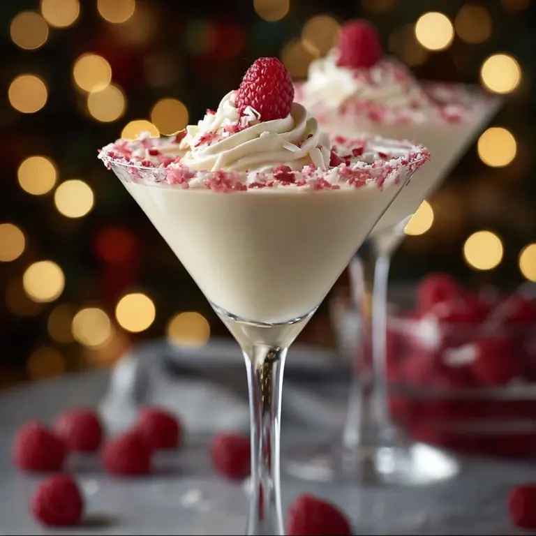 Raspberry White Chocolate Martini Recipe