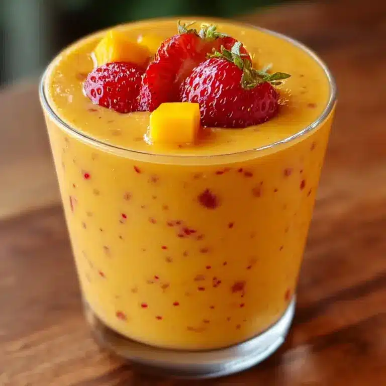 Mango Strawberry Smoothie Recipe