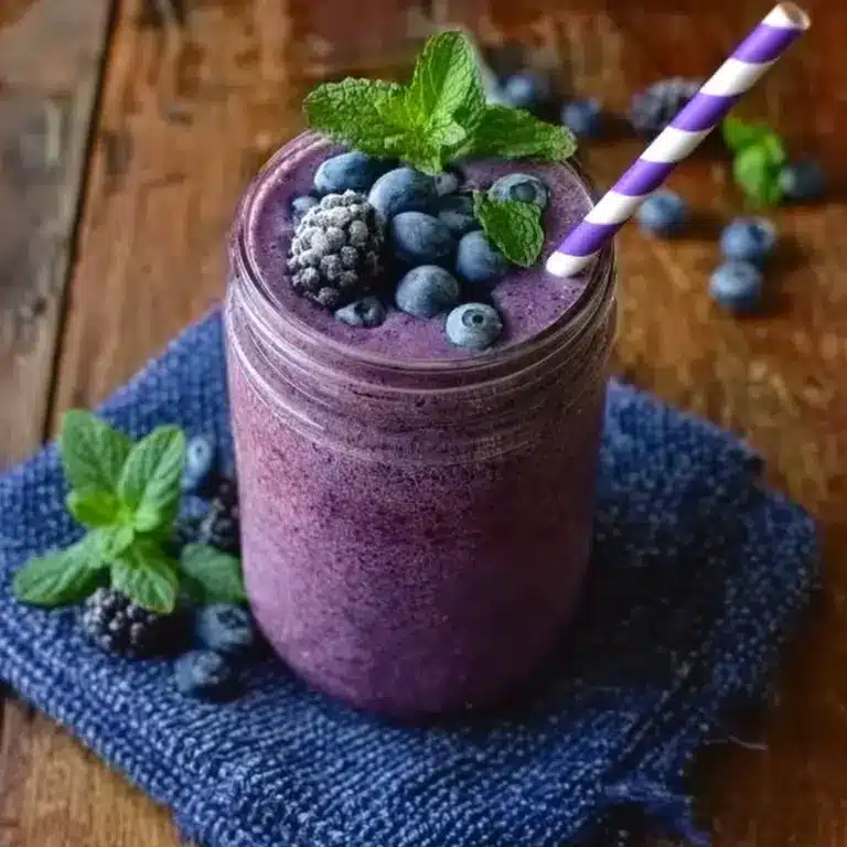 Purple Power Blueberry Smoothie Recipe