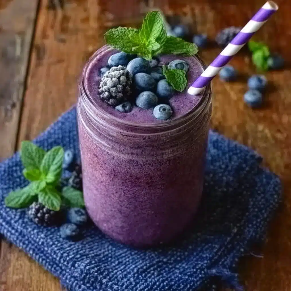 Purple Power Blueberry Smoothie Recipe - Recipe Image