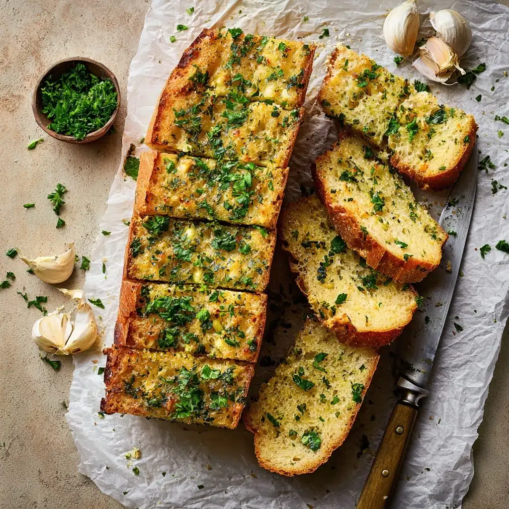 Garlic Parmesan Herb Bread Recipe