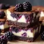 Blackberry Cheesecake Brownies Recipe