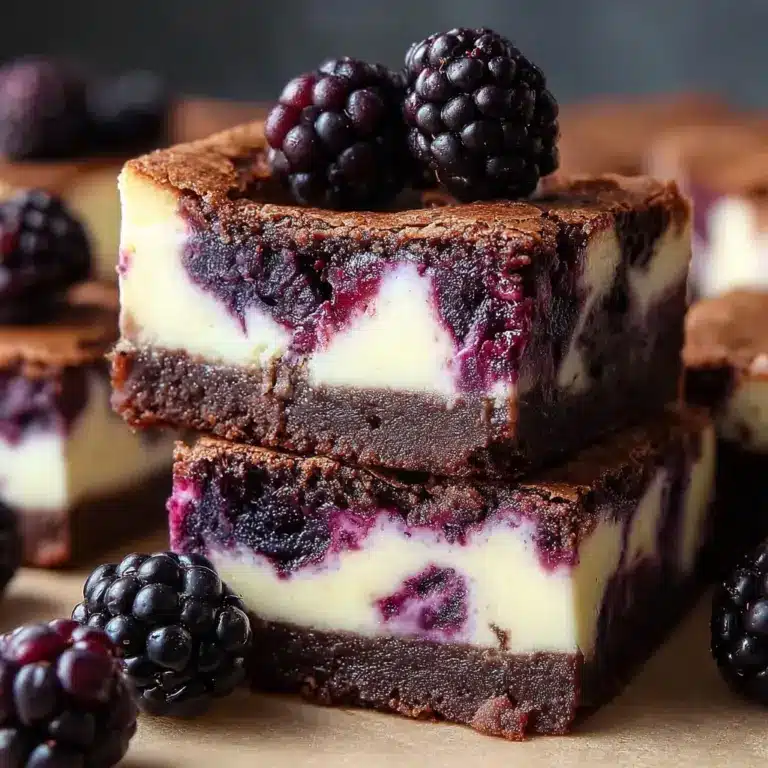 Blackberry Cheesecake Brownies Recipe