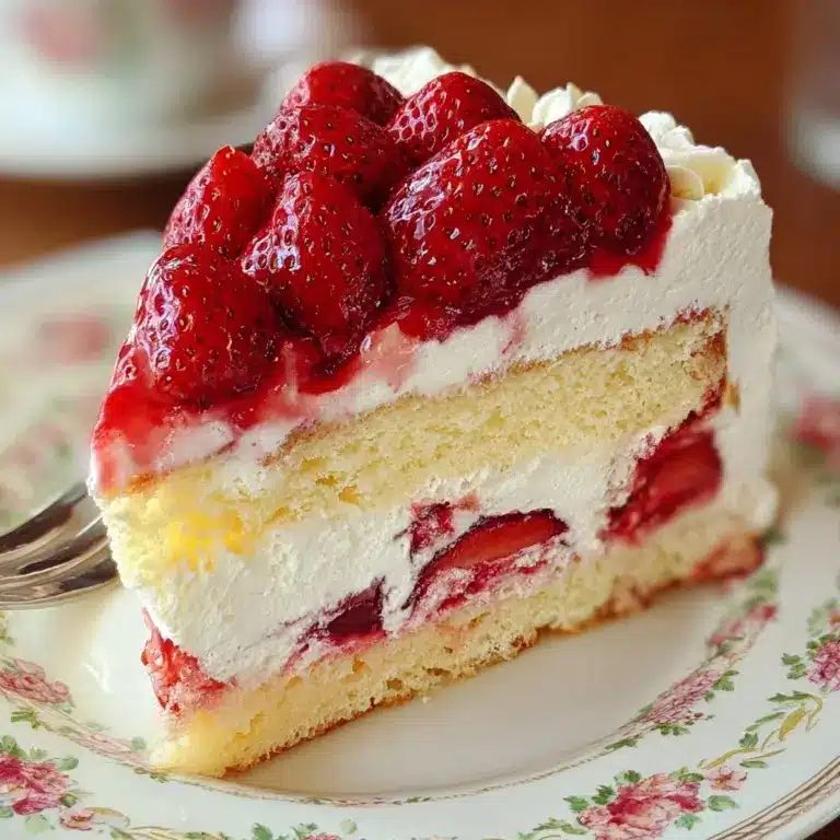 Strawberries and Cream Cake Recipe