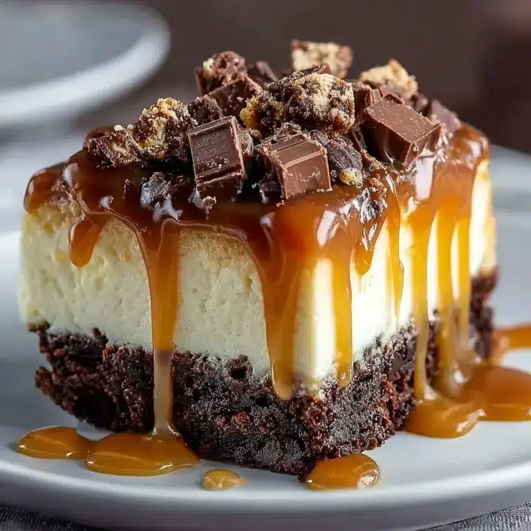 Caramel Brownie Cheesecake Recipe