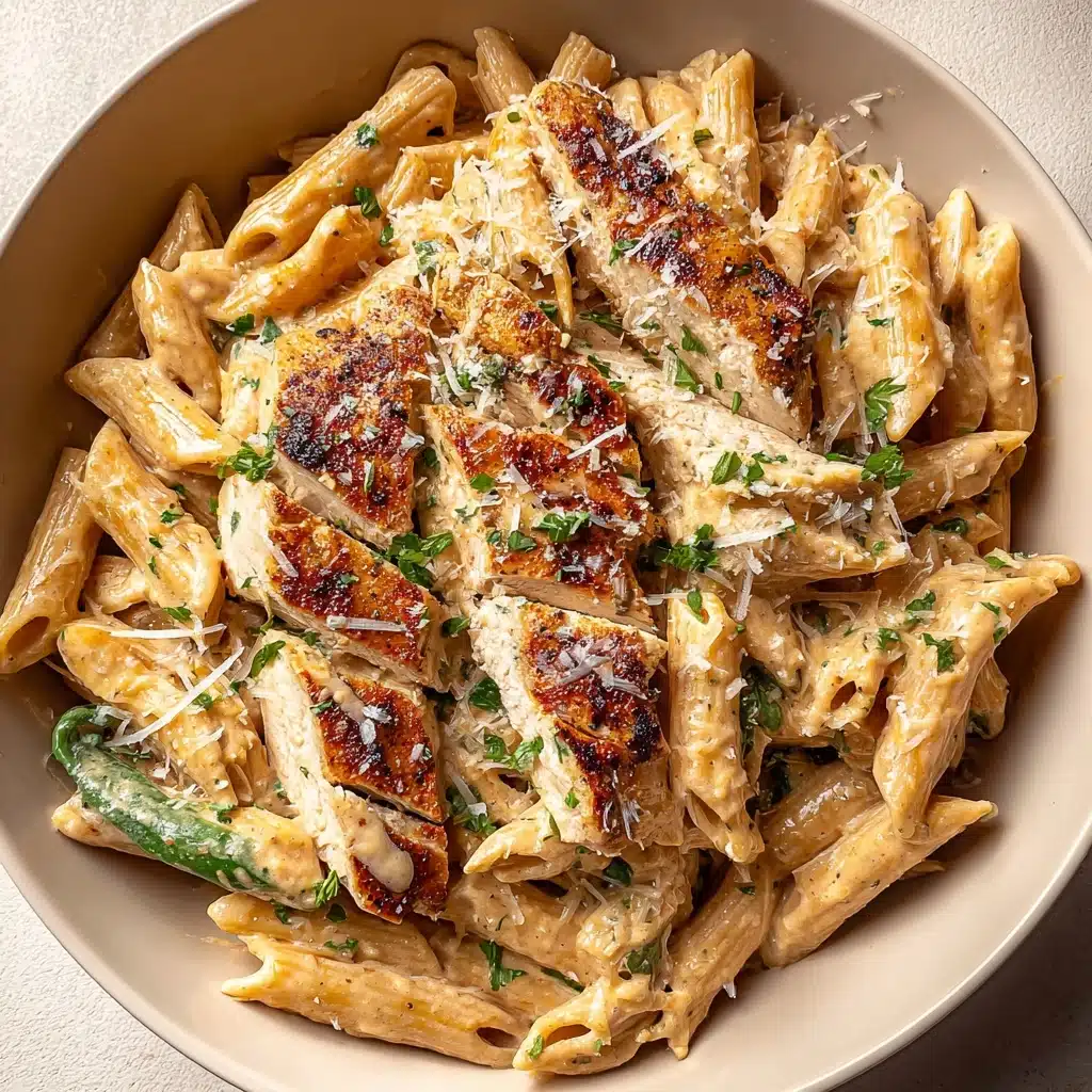 Garlic Parmesan Chicken Pasta Recipe - Recipe Image