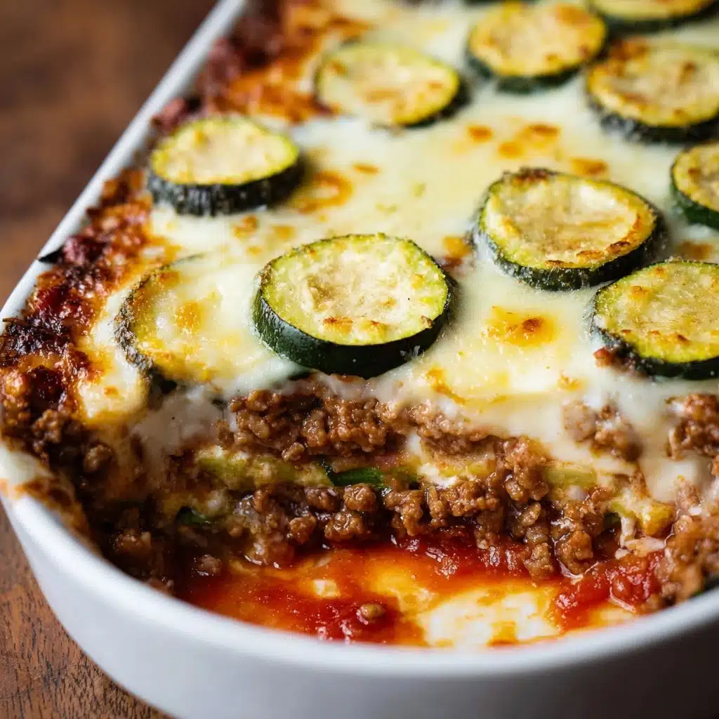 Ground Beef and Zucchini Casserole Recipe - Recipe Image