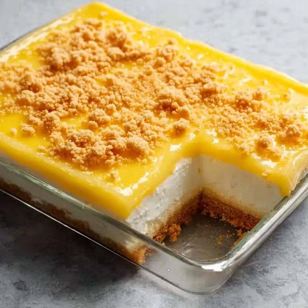 Lemon Cream Cheese Dump Cake Recipe - Recipe Image