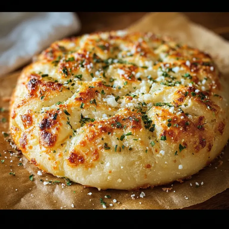 Garlic Parmesan Focaccia Bread Recipe