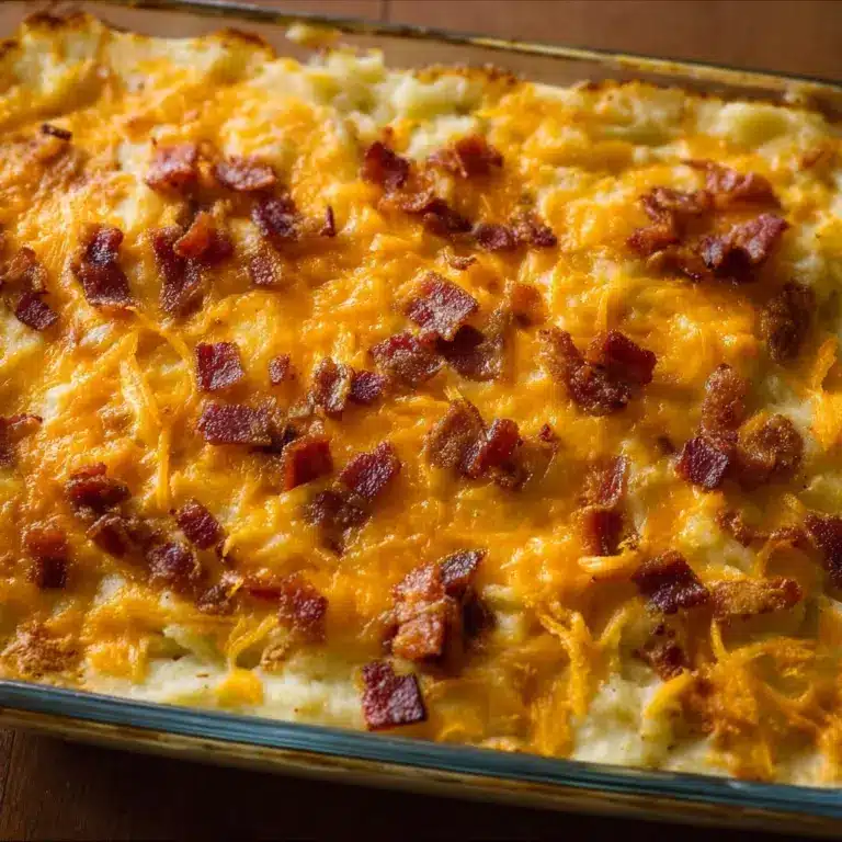 Cheesy Loaded Meatloaf Casserole Recipe