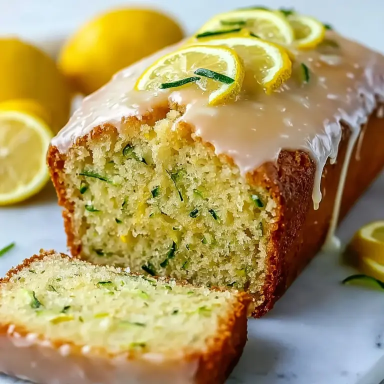 Luscious Lemon Zucchini Bread Recipe