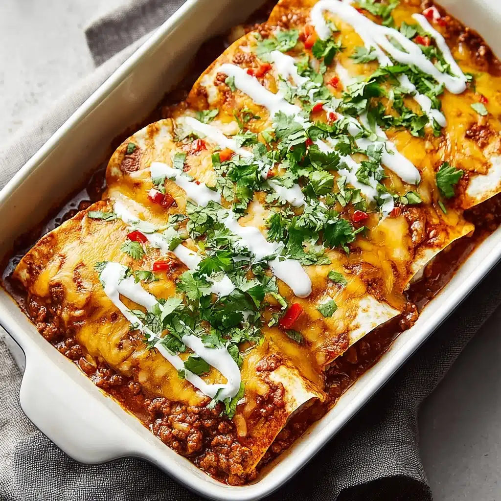 Ground Beef Enchiladas Recipe