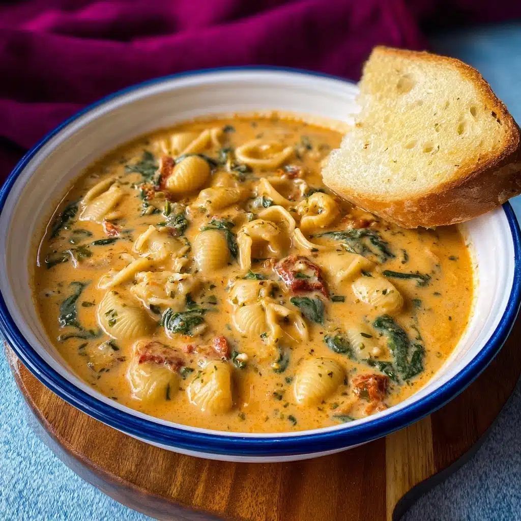Creamy Tuscan Chicken Soup Recipe - Recipe Image