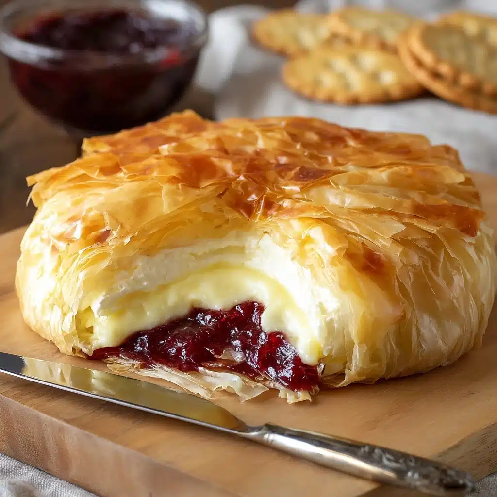 Best Baked Brie in Phyllo Dough Recipe